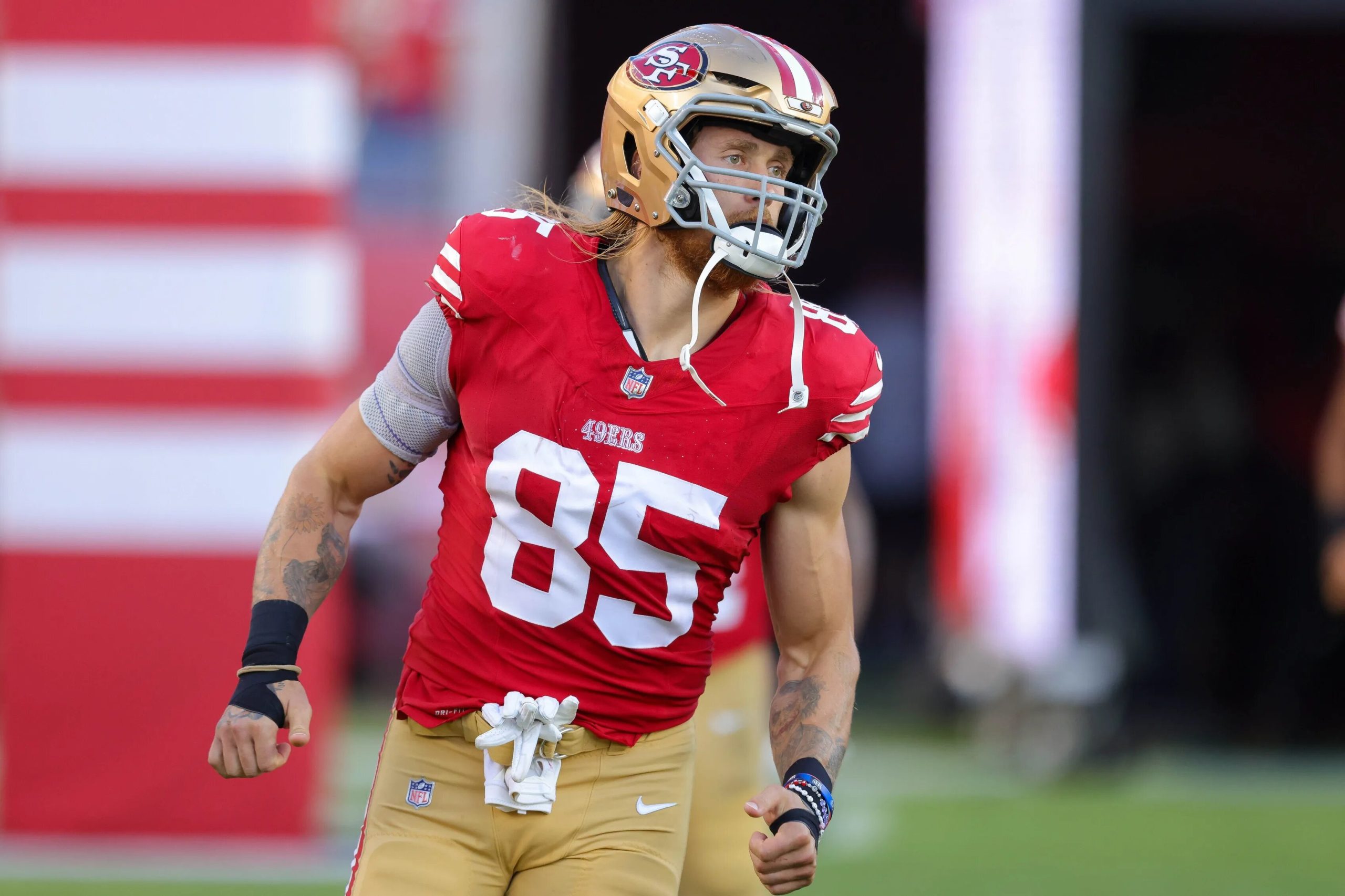 The San Francisco 49ers’ George Kittle toe injury update ahead of Super Bowl 58 will not please fans.